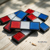 USA Flag Reflector - American Flag Safety Reflector for Car, Bike, Bicycle, & Helmet