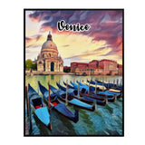 Venice Italy Art Poster Painting 11" x 14"