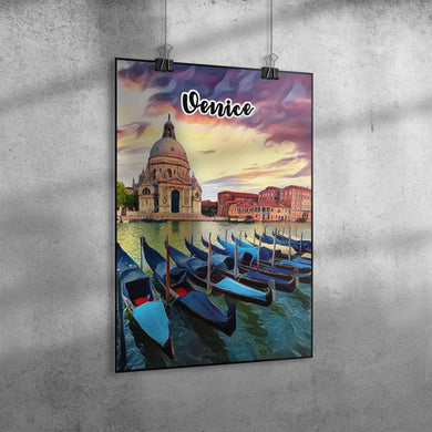 Venice Italy Art Poster Painting 20