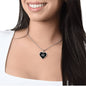 Ciao Bella with Black Heart Pendant Necklace
