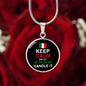 Let The Italian Girl Handle It With Circle Pendant Necklace