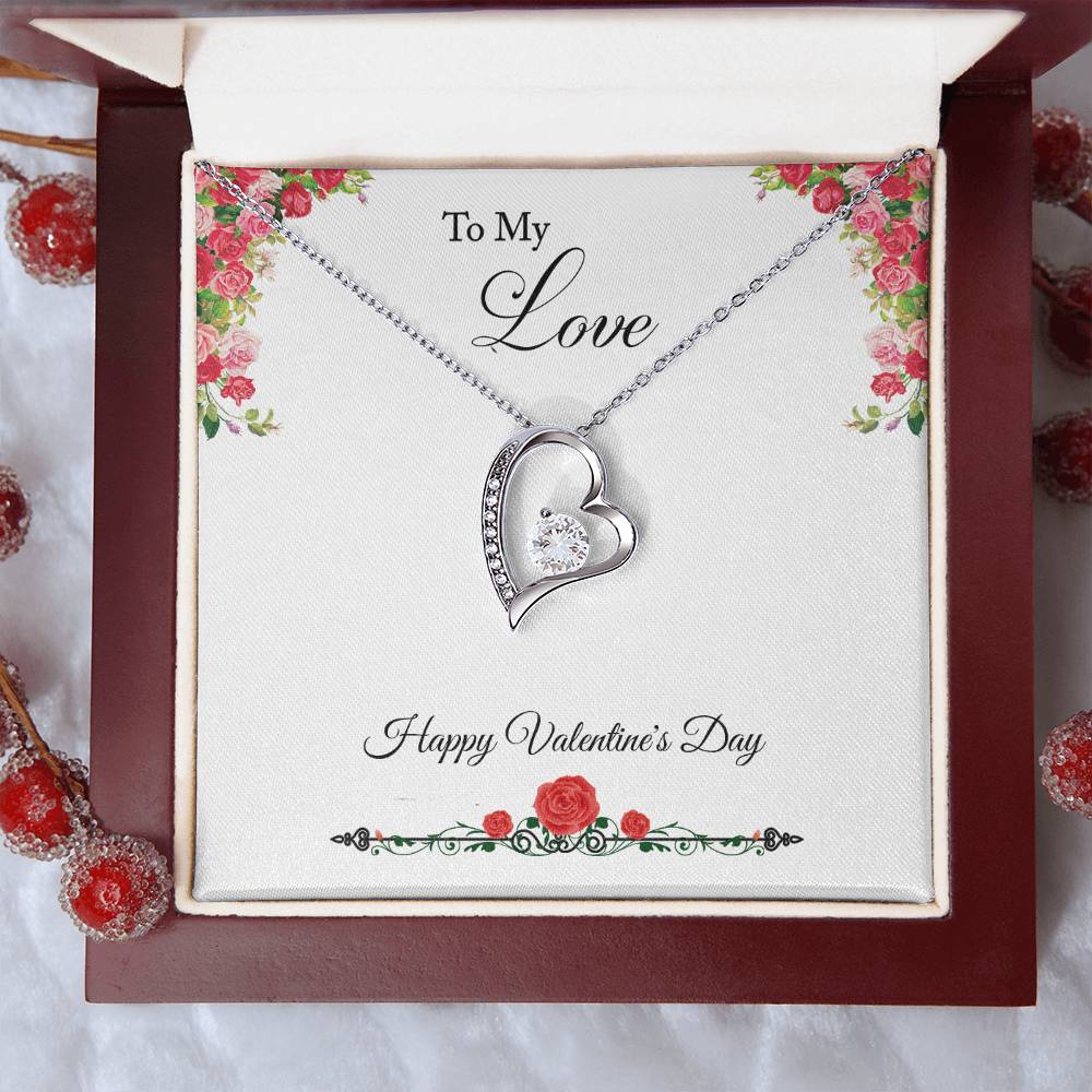 Forever Love Necklace to Sweetheart on Valentines Day