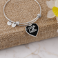 Ciao Bella with Heart Charm Bangle in Black
