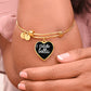 Ciao Bella with Heart Charm Bangle in Black