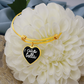 Ciao Bella with Heart Charm Bangle in Black