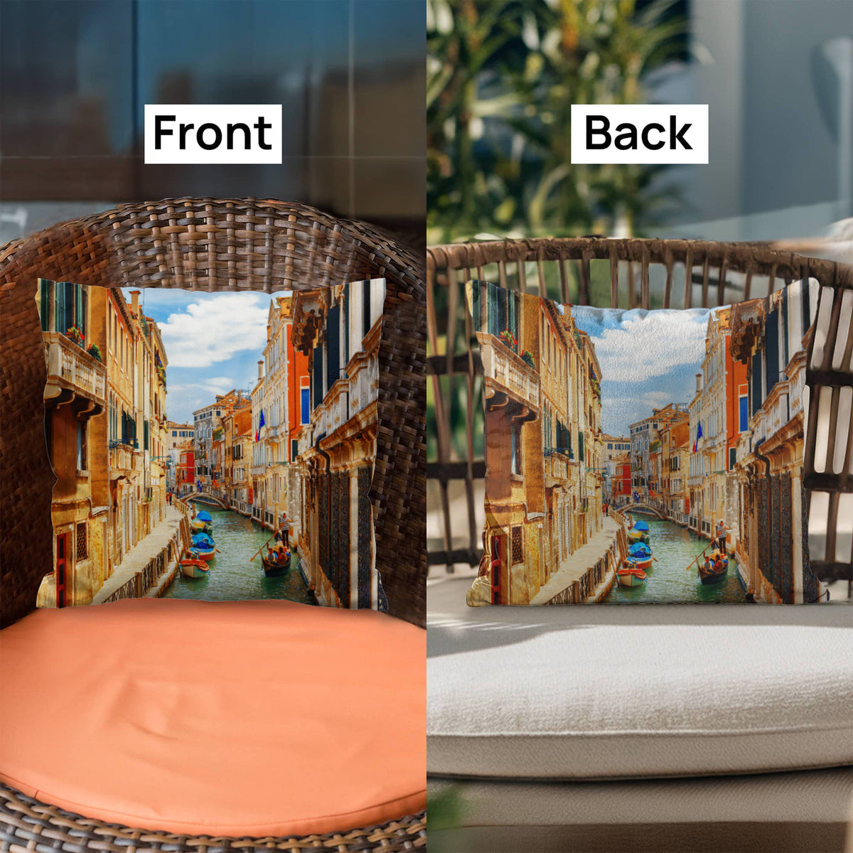 Venice II Throw Pillow Cover with Insert - SO