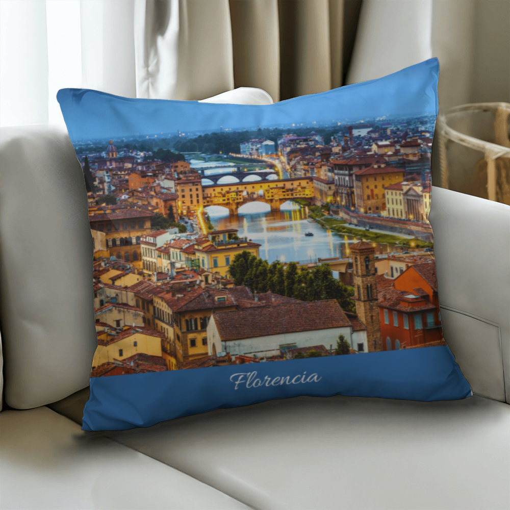Florence II Decorative Throw Pillow Set (Blue) - SO