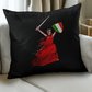 Italian Woman Warrior Throw Pillow with Insert - Decorative Set