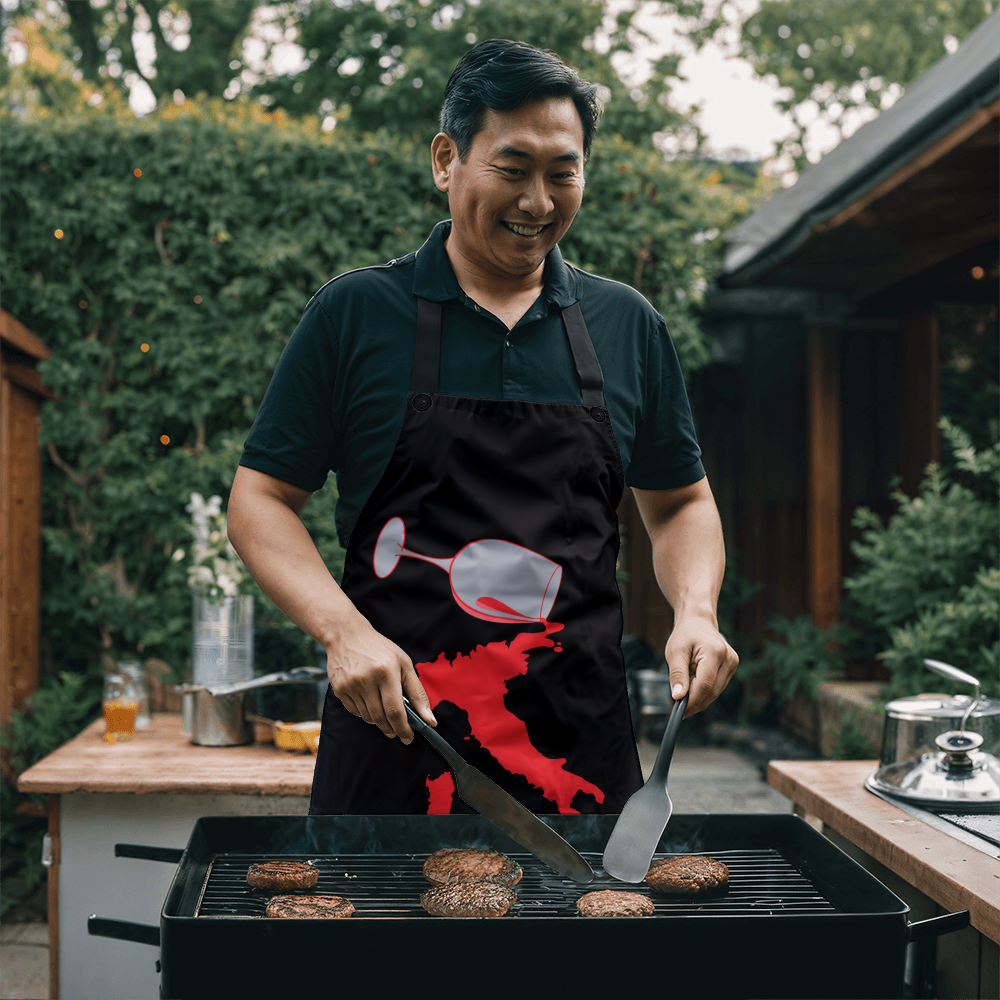 Spilled Wine Apron - Italy Boots-inspired for Men and Women