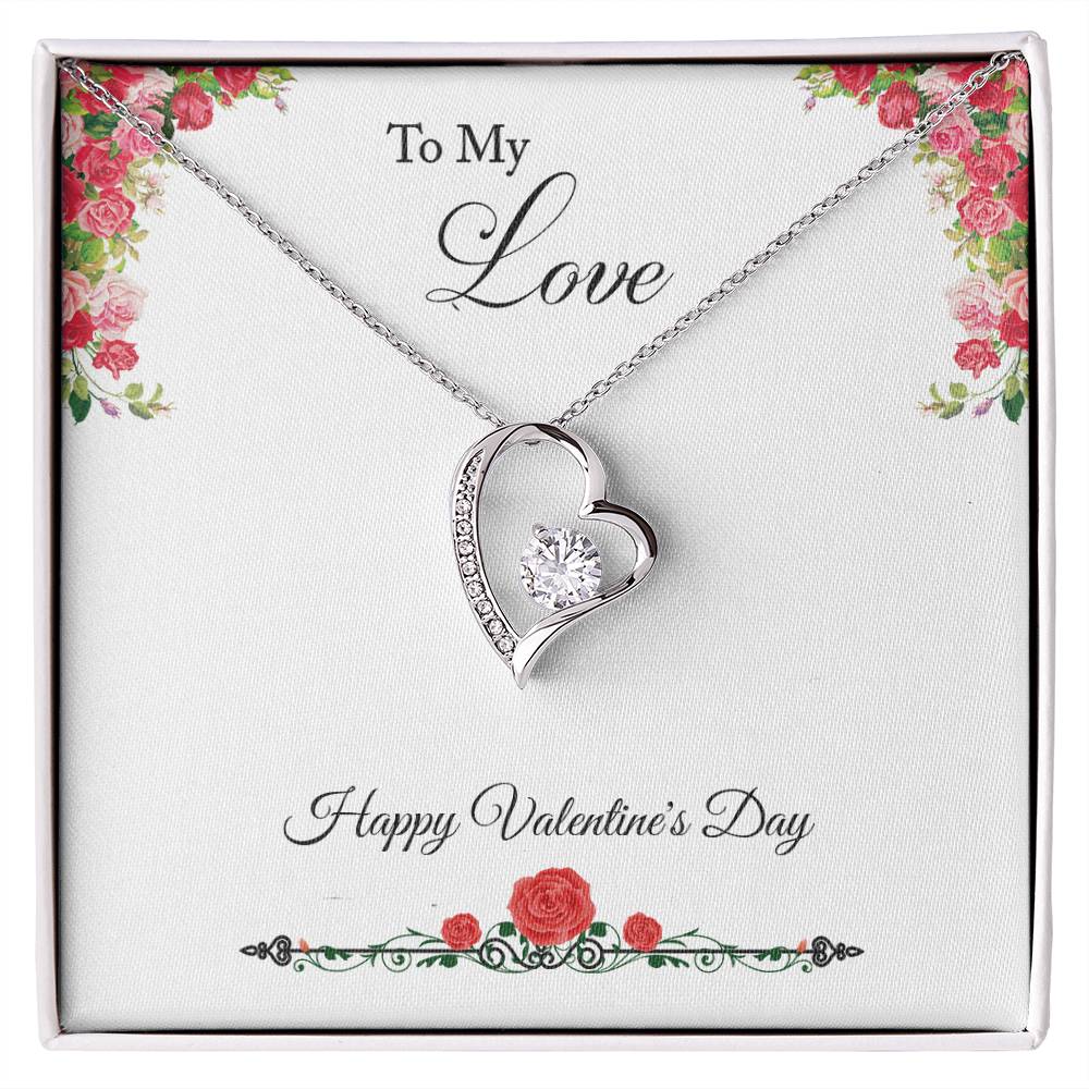 Forever Love Necklace to Sweetheart on Valentines Day