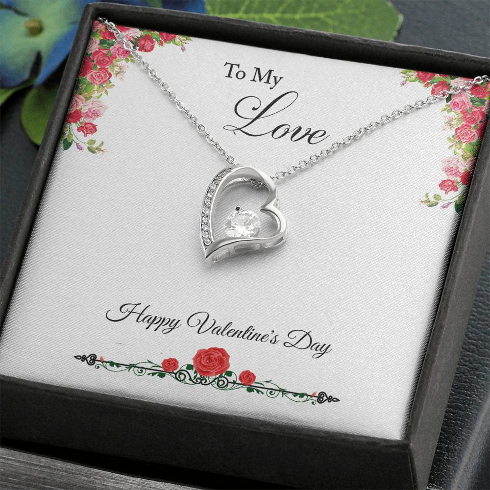 Forever Love Necklace to Sweetheart on Valentines Day