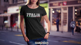 Italian Shirts- Women’s Italy V-Neck T-Shirt Style with Italia Design