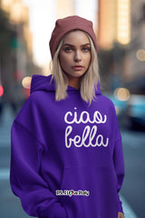 Ciao Bella Hoodie Purple - SALE