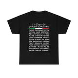 12 Days of Italian Christmas Shirt - Unisex Heavy Cotton Tee (5000)