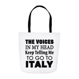 The Voices Tote Bag - White