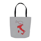 Spilled Wine II Tote Bag - Gray