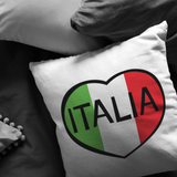 Italia Heart Pillow Cover with Insert