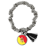 Sicilian Flag Piper Style Bracelet