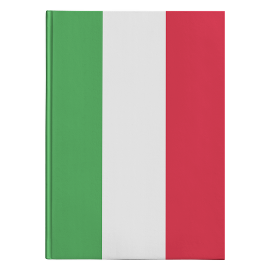 Italian Flag Hardcover Journal