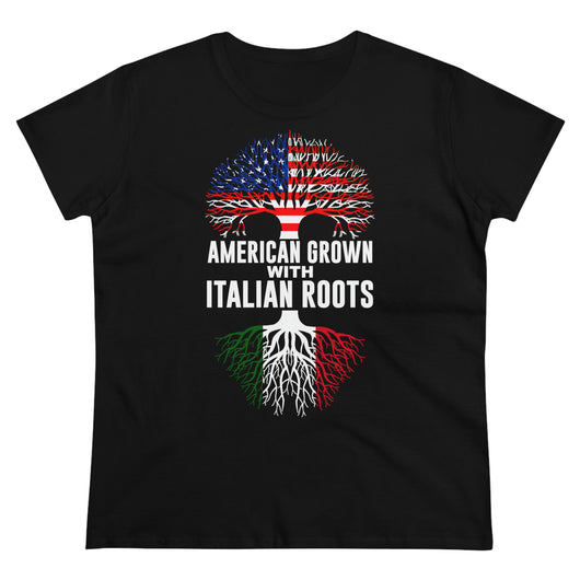 American Grown With Italian Roots - Gildan Women's T-Shirt