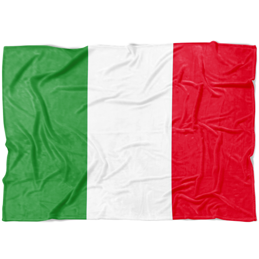 Italian Flag Fleece Blanket