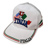 US / Italia Flags Baseball Cap