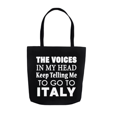 The Voices Tote Bag - Black