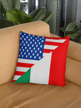American Italian Decorative Throw Pillow Set (Pillow Cover and Insert)