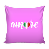 Amore Decorative Throw Pillow Set (Pillow Cover and Insert)