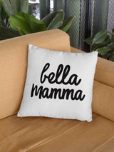 Bella Mamma Decorative Throw Pillow Set (Pillow Cover and Insert)