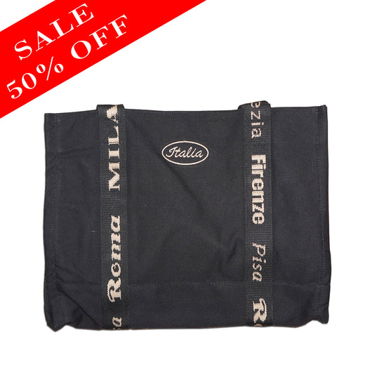 Black Heavy Duty Italian Tote Bag - SALE