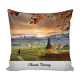 Chianti Tuscany Decorative Throw Pillow Set (Pillow Cover and Insert)