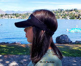 Ciao Bella Visor with Blue Embroidery