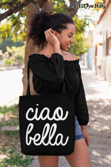 Ciao Bella Tote Bag - Black
