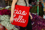 Ciao Bella Tote Bag - Red
