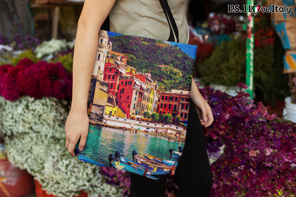 Cinque Terre Tote Bag – P.S. I Love Italy