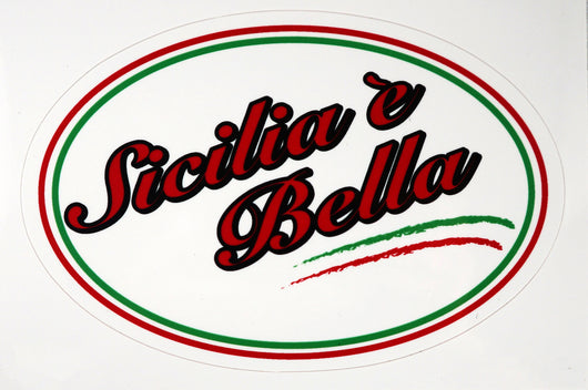 Sicilia e Bella Decal Sticker