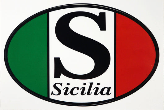Sicilia Italian Oval Decal