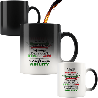 I Had the Right to Remain Silent I Color Changing Mug