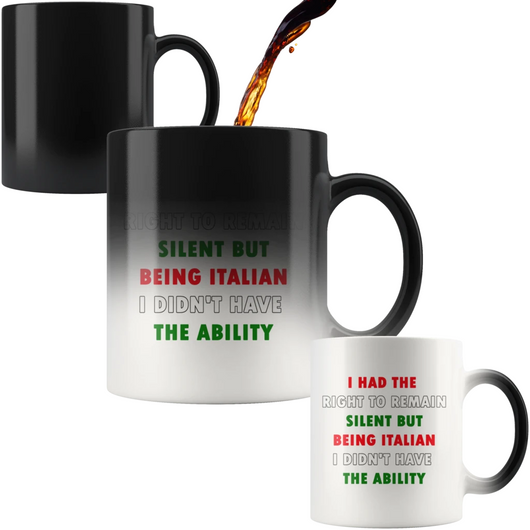 I Had the Right to Remain Silent II Color Changing Mug