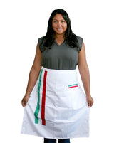 Italian Flag White Apron