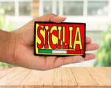 Sicilia Iron On Patch