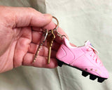 Italia Soccer Shoe Keychain (Pink) - SALE