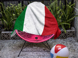 Italian Flag Beach Towel