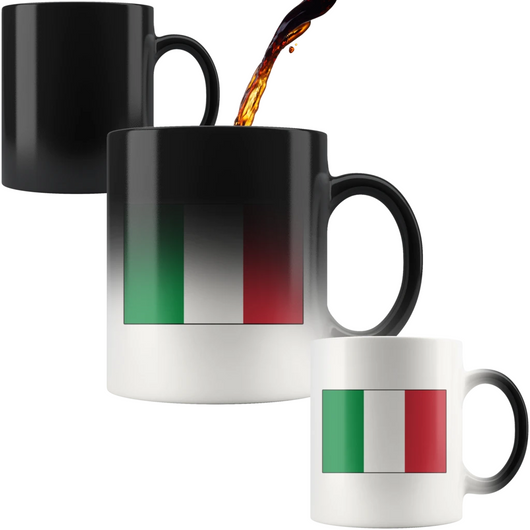 Italian Flag Color Changing Mug