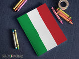 Italian Flag Hardcover Journal