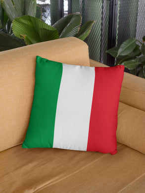 Italian Flag Decorative Throw Pillow Set (Pillow Cover and Insert)
