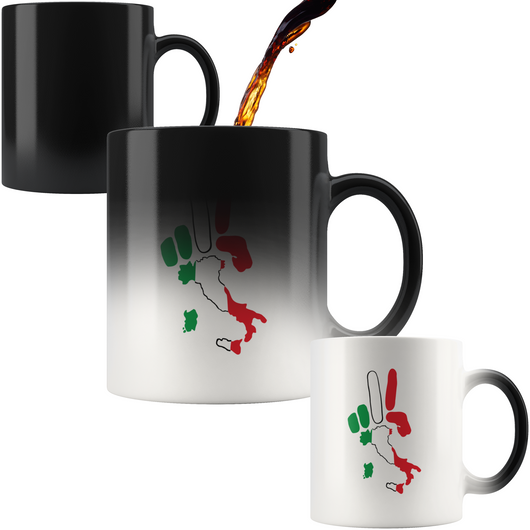 Italian Peace Color Changing Mug