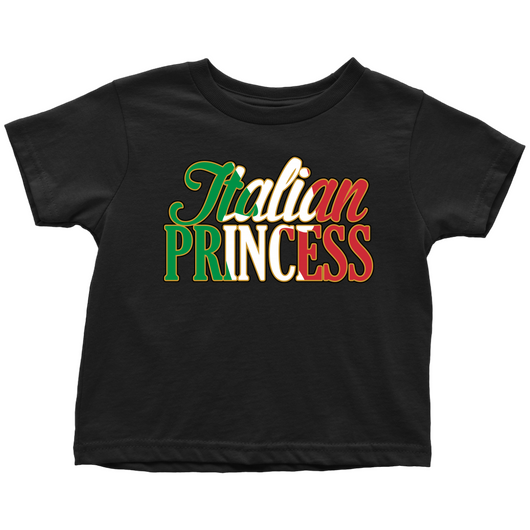Italian Princess Toddler Shirt