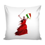 Italian Woman Warrior Decorative Throw Pillow Set (Pillow Cover and Insert)